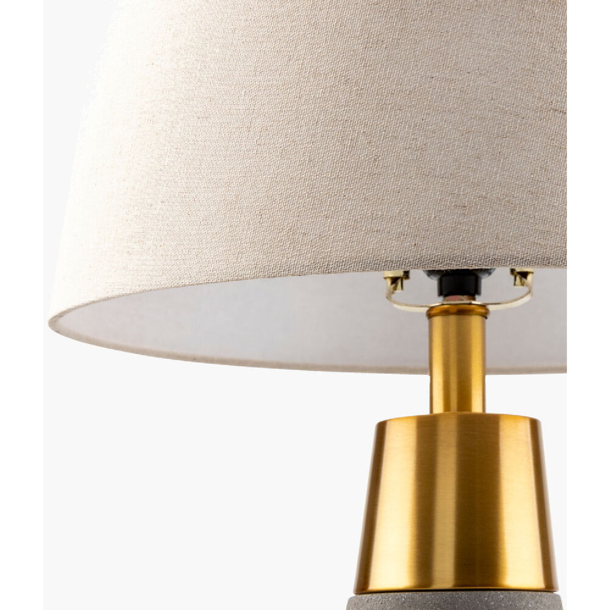 Modern European furniture - Beige Linen Concrete Table Lamps (2) - www.oroa.com | Oroa.com