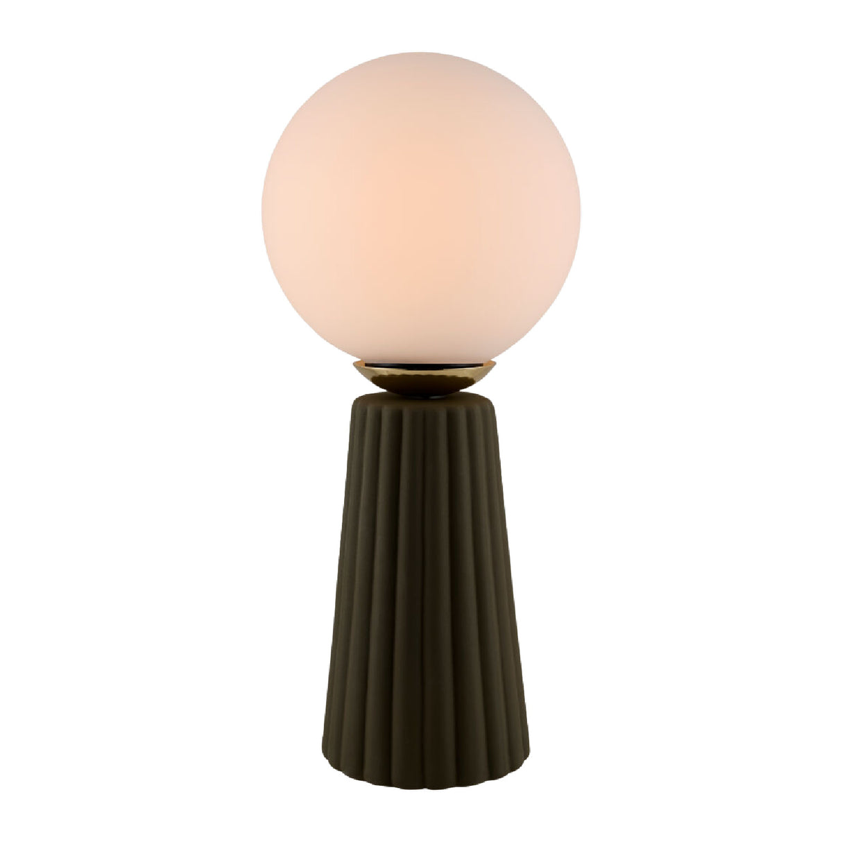 Fluted Ceramic Glass Table Lamp | Oroa.com