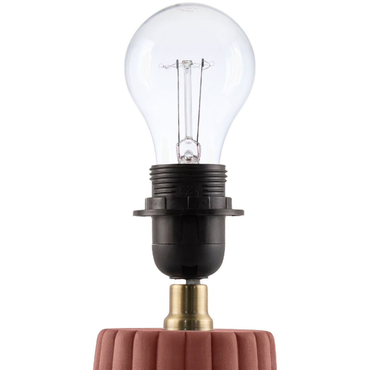 Fluted Ceramic Linen Table Lamp | Oroa.com