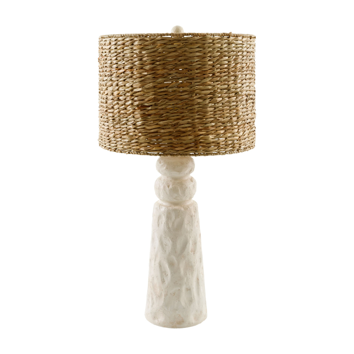 Woven Seagrass Accent Table Lamp | Oroa.com