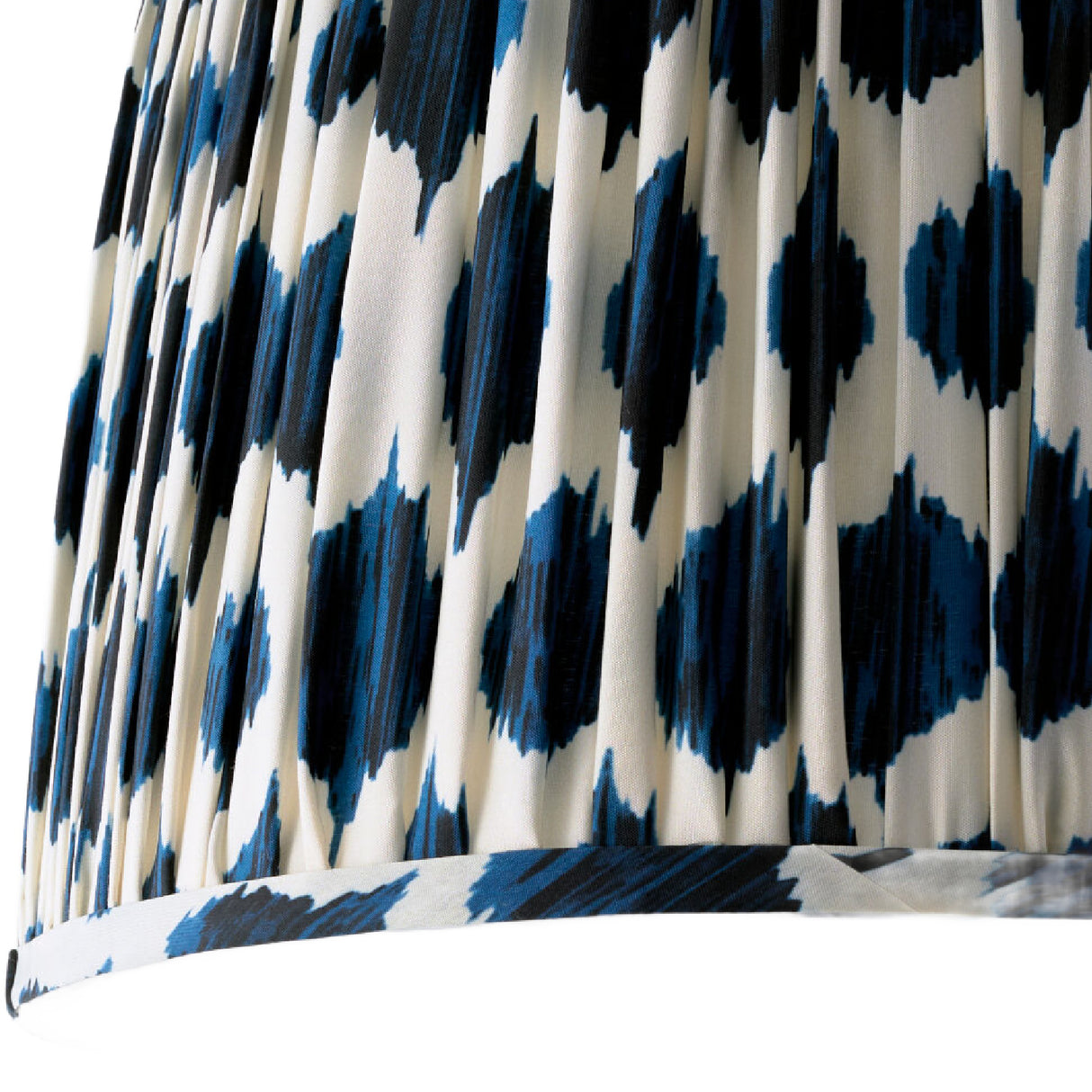 Patterned Blue Linen Floor Lamp | Oroa.com