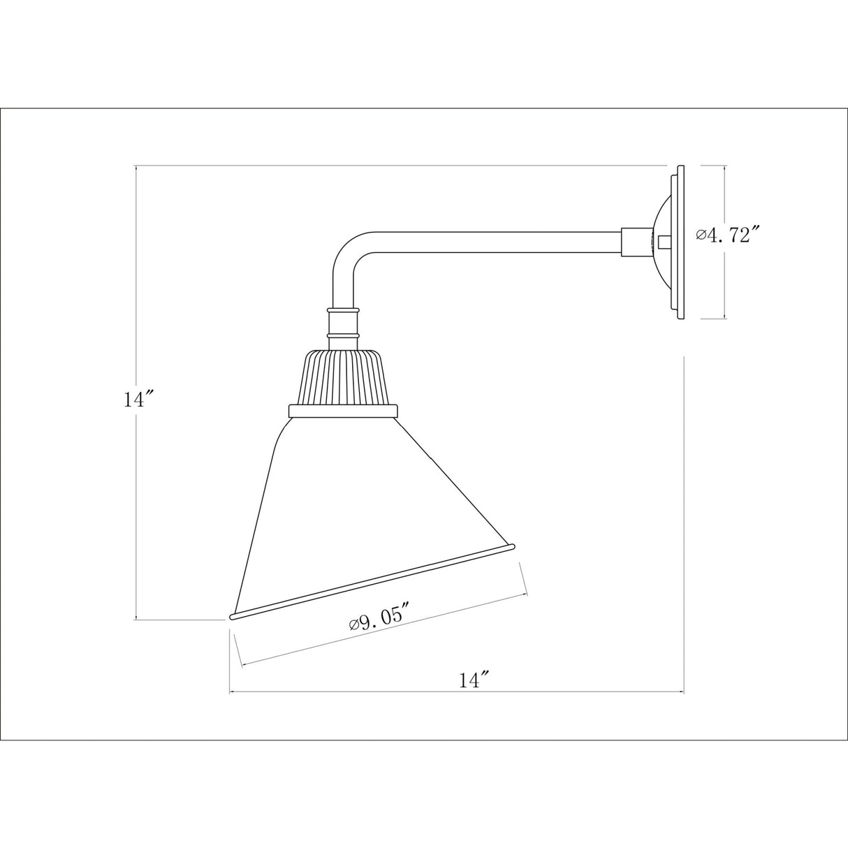 Modern European furniture - Conical Metal Shade Wall Lamps (2) - www.oroa.com | Oroa.com