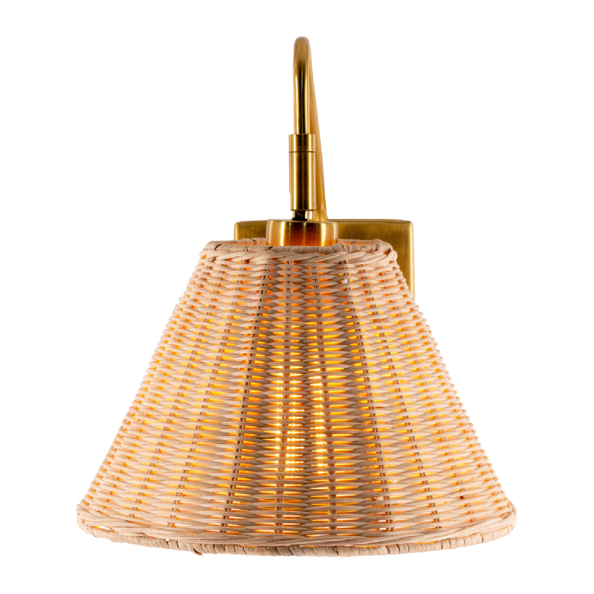 Modern European furniture - Natural Rattan Wall Lamp - www.oroa.com | Oroa.com