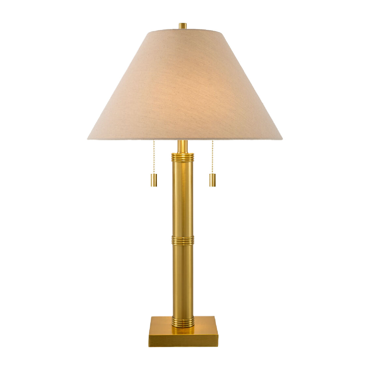 Modern European furniture - Taupe Linen Accent Table Lamp - www.oroa.com | Oroa.com