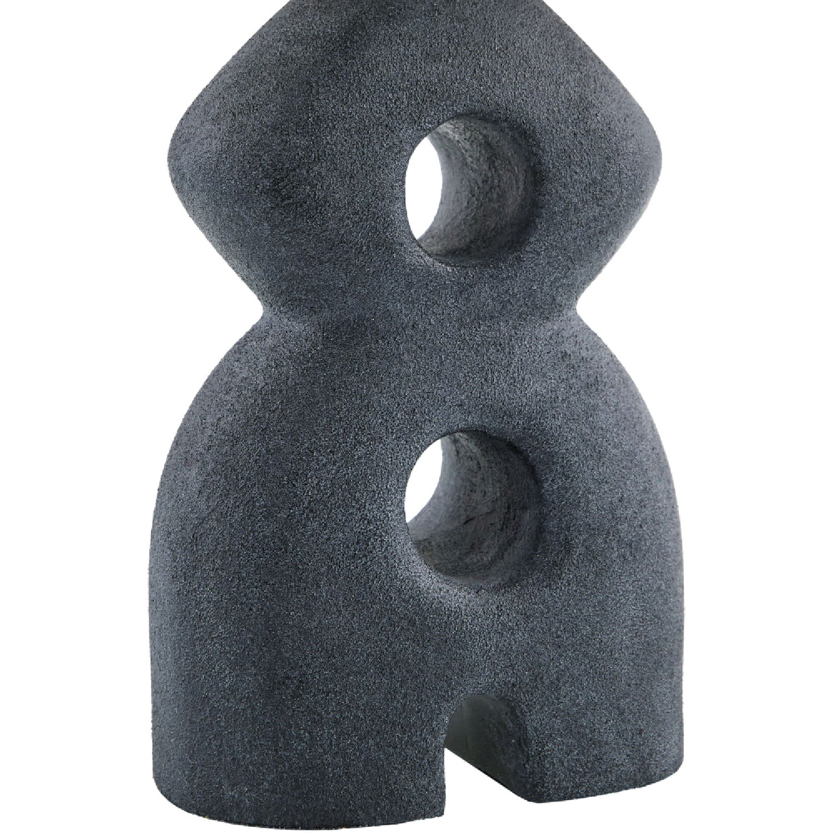 Modern European furniture - Black Sculptured Base Table Lamp - www.oroa.com | Oroa.com