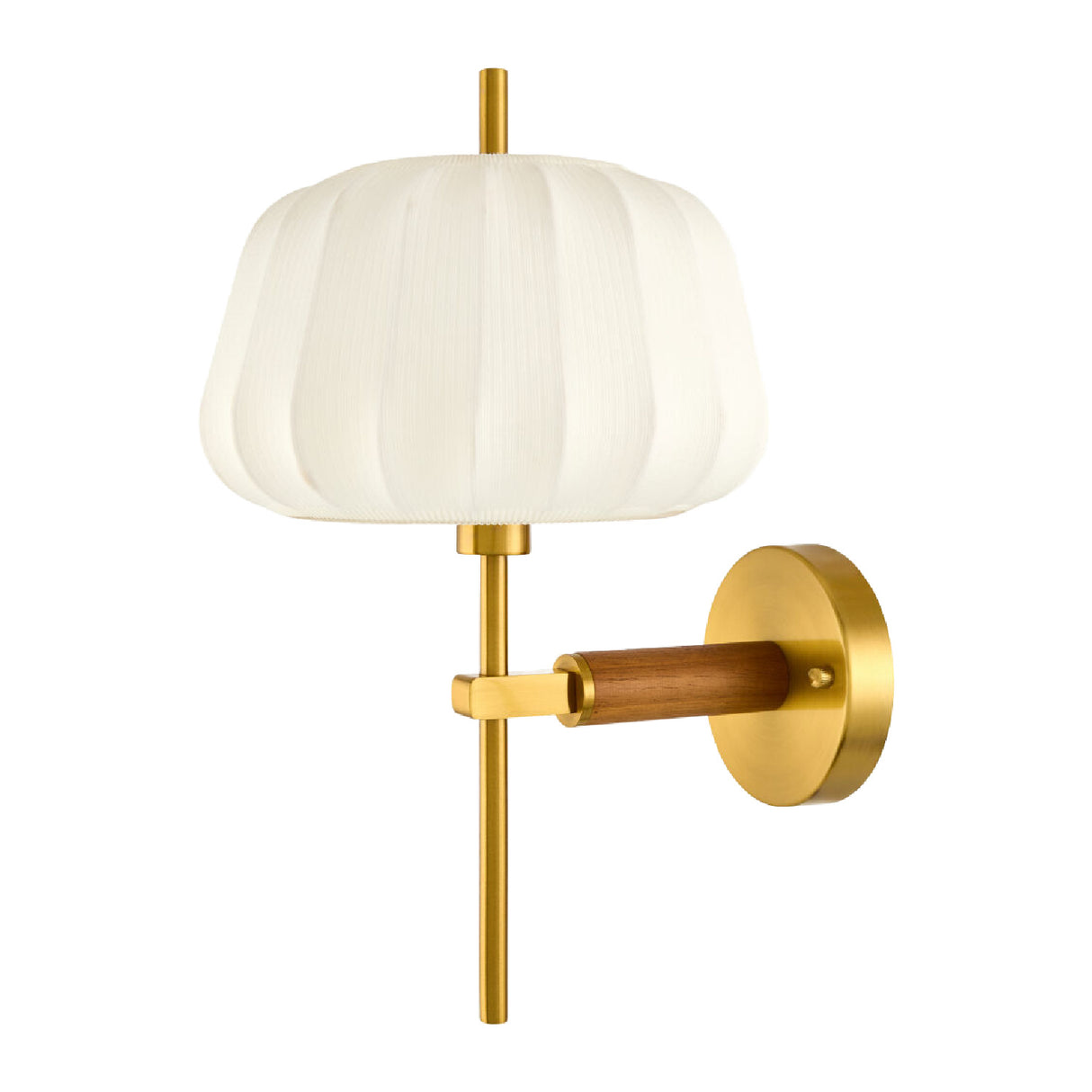 Modern European furniture - White Cotton Accent Wall Lamp - www.oroa.com | Oroa.com