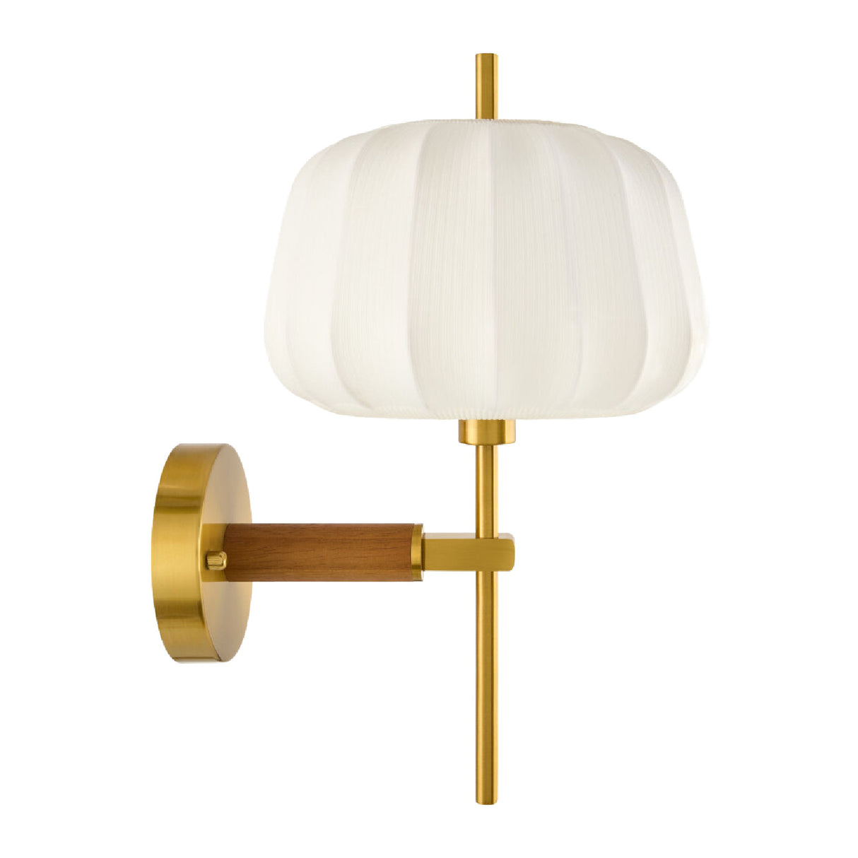 Modern European furniture - White Cotton Accent Wall Lamp - www.oroa.com | Oroa.com