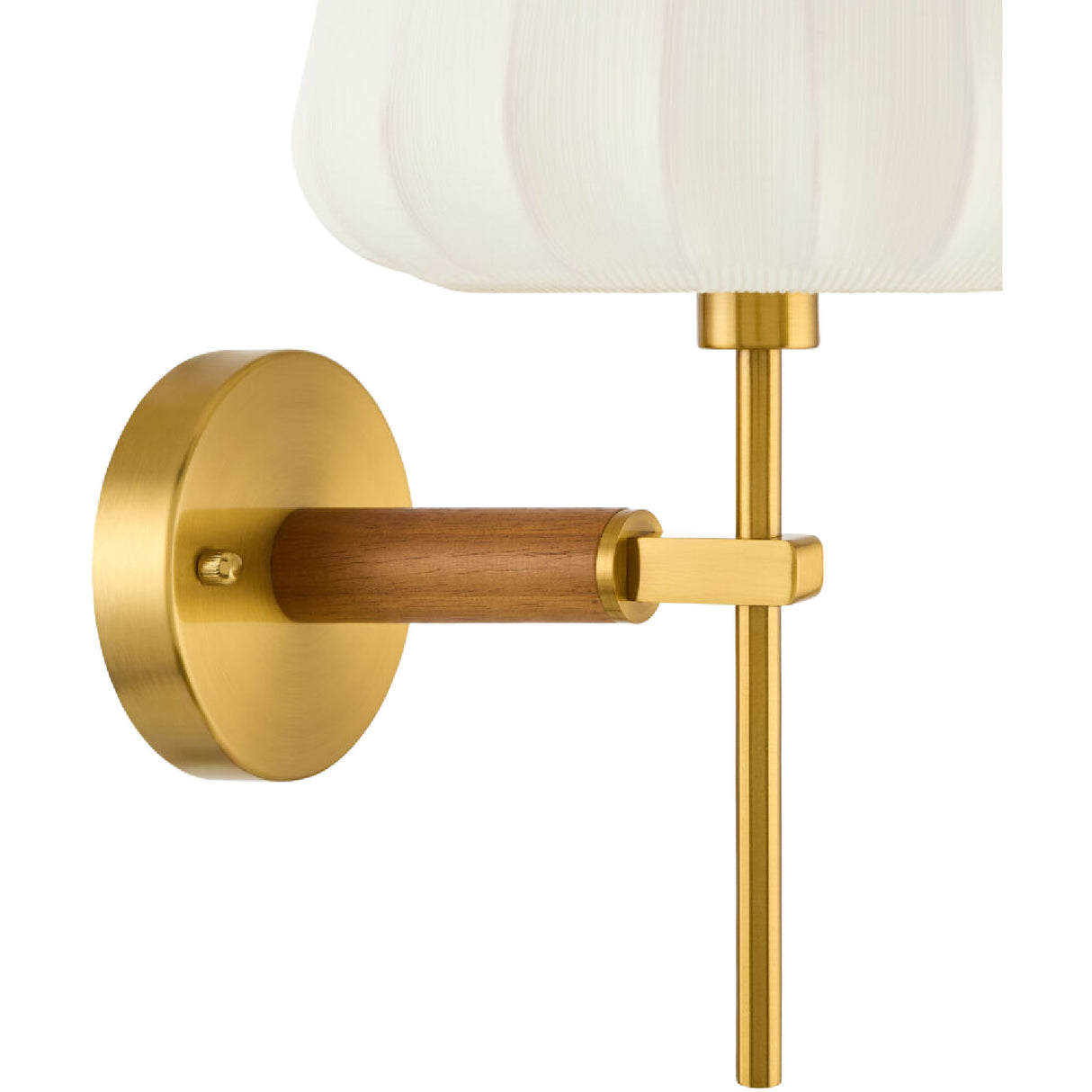 Modern European furniture - White Cotton Accent Wall Lamp - www.oroa.com | Oroa.com