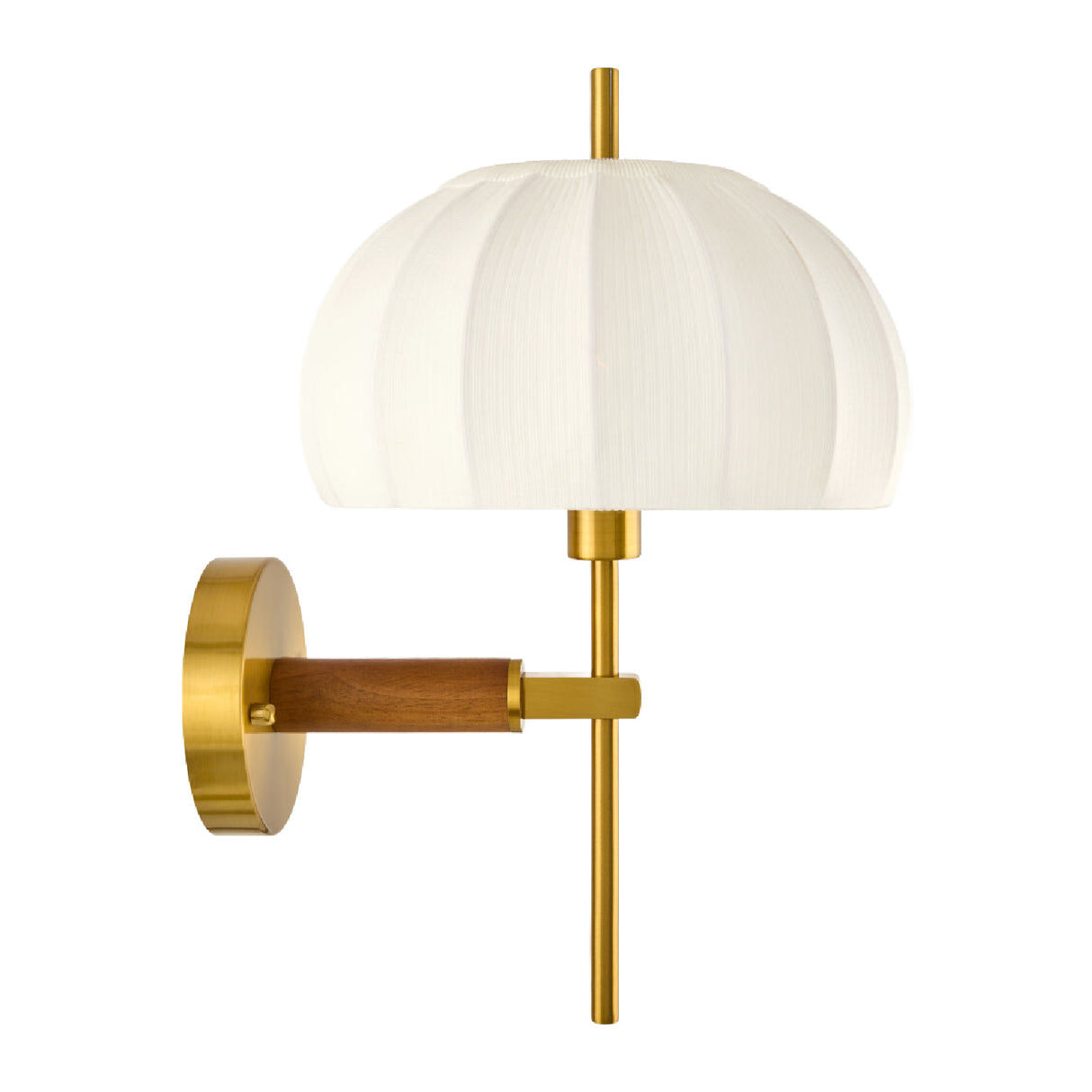 Modern European furniture - White Cotton Accent Wall Lamp - www.oroa.com | Oroa.com