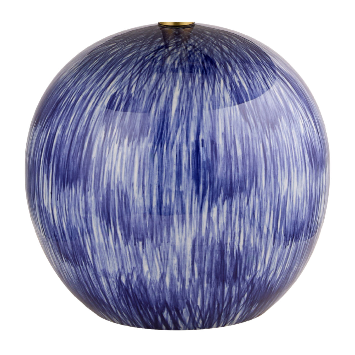 Modern European furniture - Glazed Blue Ceramic Table Lamp - www.oroa.com | Oroa.com