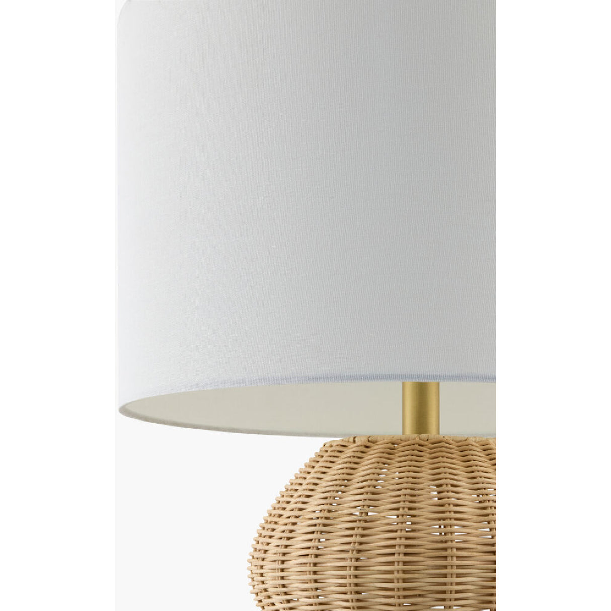 Modern European furniture - Wavy Rattan Base Table Lamp - www.oroa.com | Oroa.com