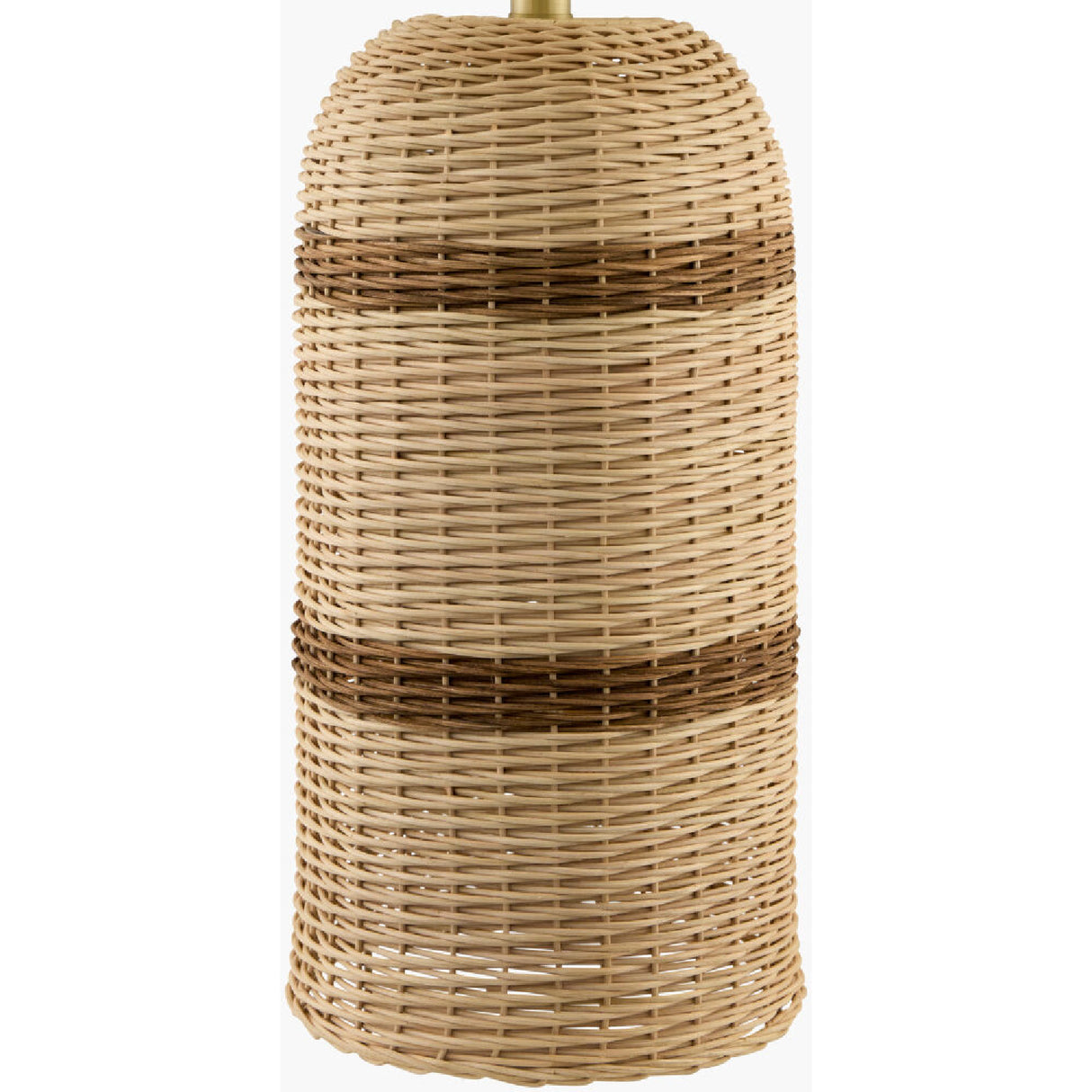 Modern European furniture - Beige Lined Rattan Table Lamp - www.oroa.com | Oroa.com