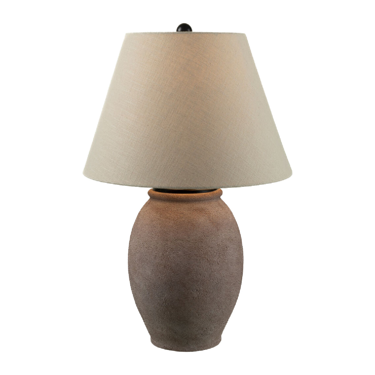 Modern European furniture - Brown Cement Accent Table Lamp - www.oroa.com | Oroa.com