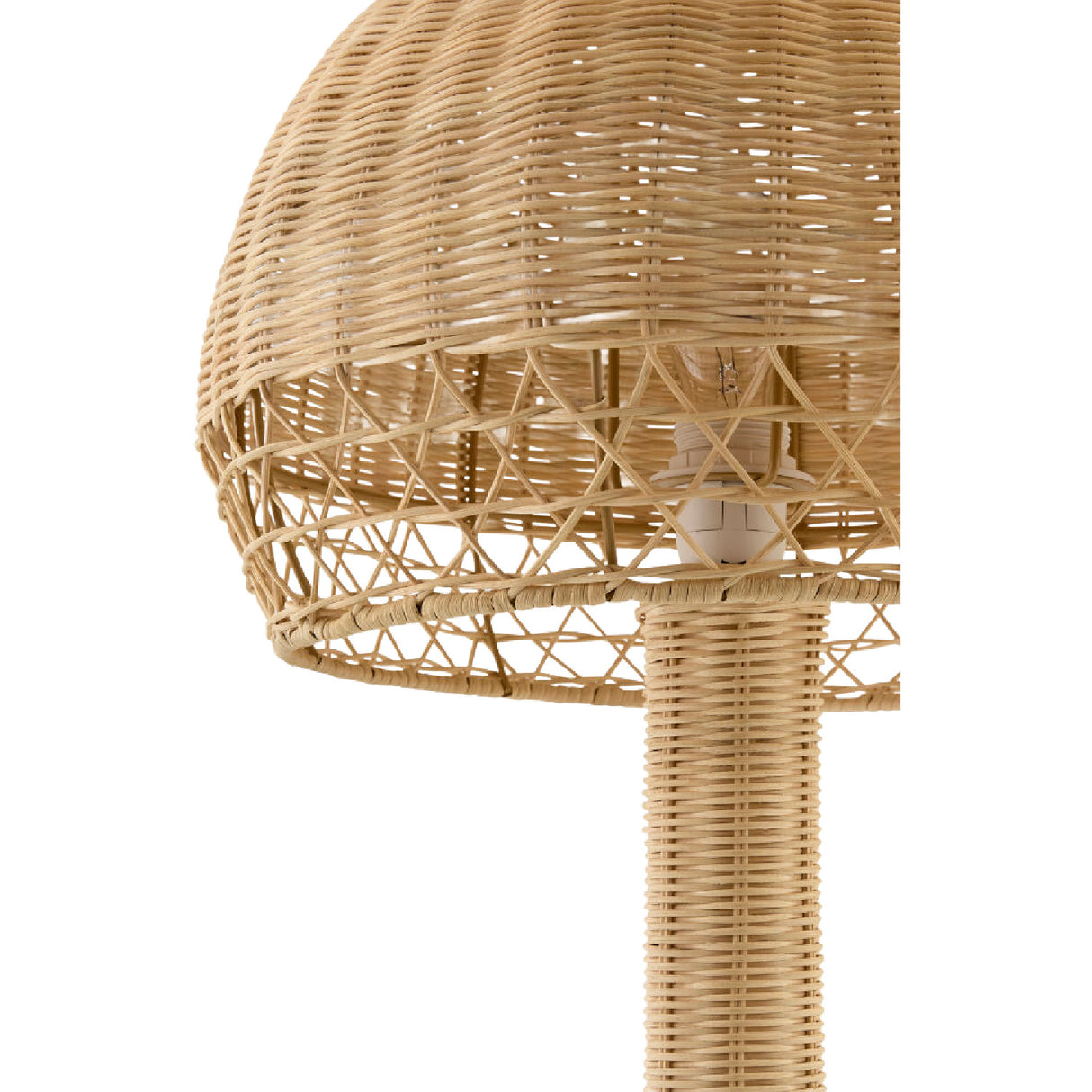 Modern European furniture - Dome Natural Rattan Table Lamp - www.oroa.com | Oroa.com
