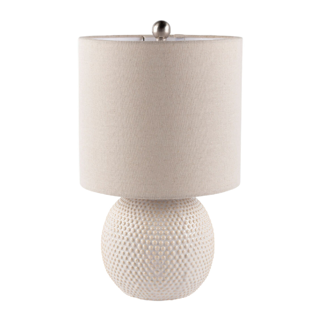 Modern European furniture - Glazed Beige Ceramic Table Lamp - www.oroa.com | Oroa.com