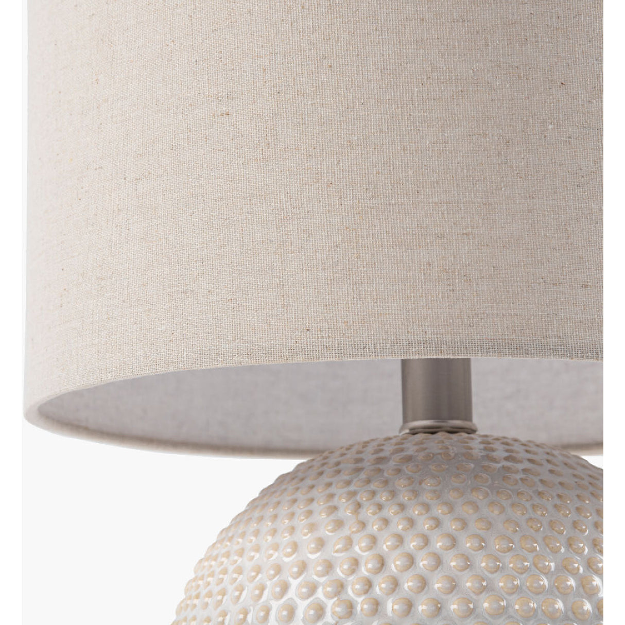 Modern European furniture - Glazed Beige Ceramic Table Lamp - www.oroa.com | Oroa.com
