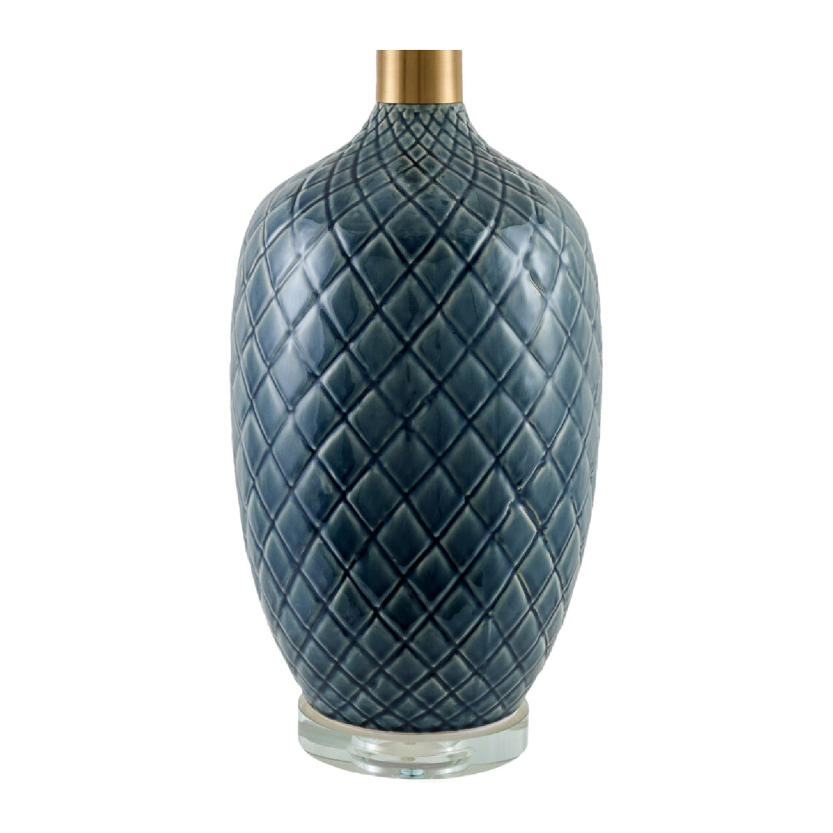 Modern European furniture - Carved Ceramic Linen Table Lamp - www.oroa.com | Oroa.com
