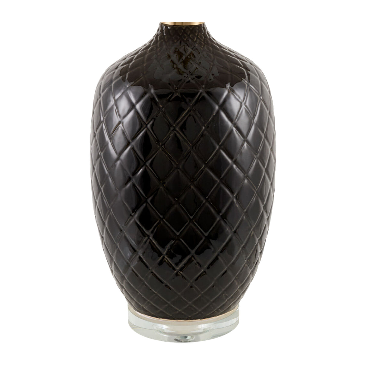 Modern European furniture - Carved Ceramic Linen Table Lamp - www.oroa.com | Oroa.com