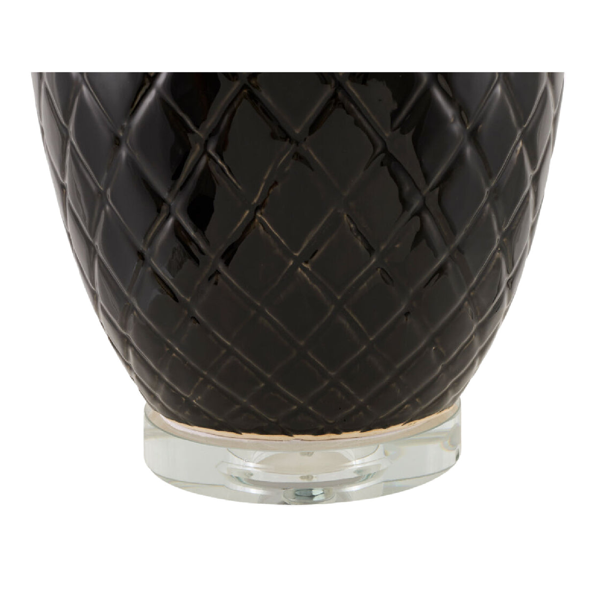 Modern European furniture - Carved Ceramic Linen Table Lamp - www.oroa.com | Oroa.com