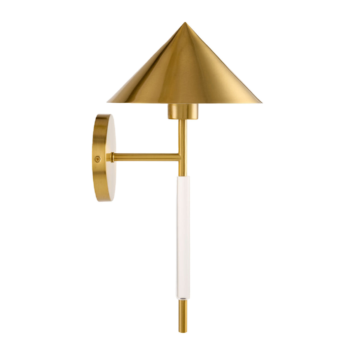 Modern European furniture - Conical Gold Wall Lamp - www.oroa.com | Oroa.com