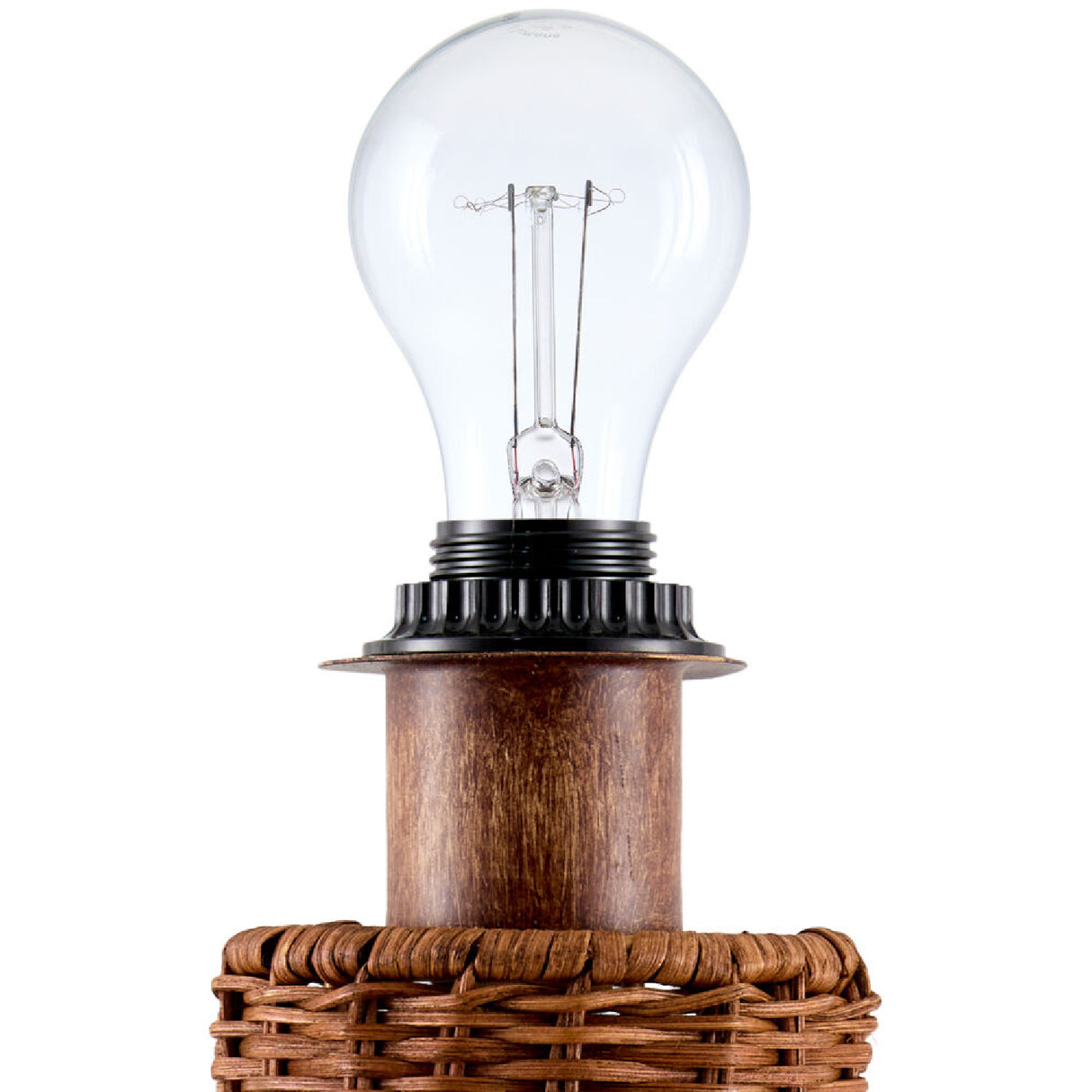 Modern European furniture - Empire Brown Rattan Table Lamp - www.oroa.com | Oroa.com