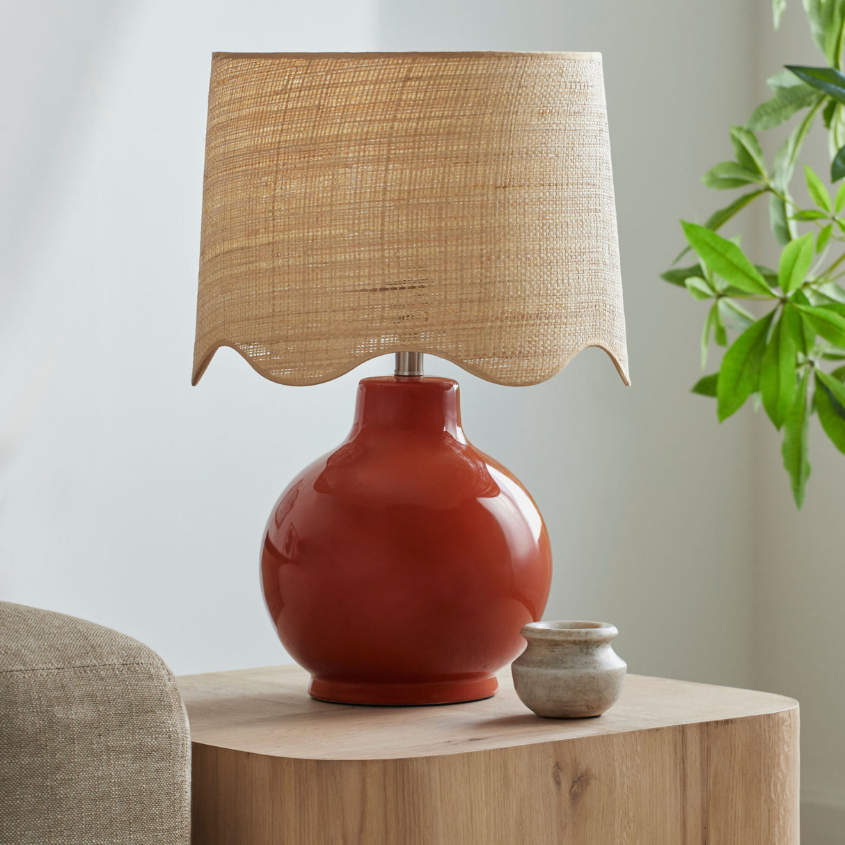 Modern European furniture - Wavy Edge Accent Table Lamp - www.oroa.com | Oroa.com