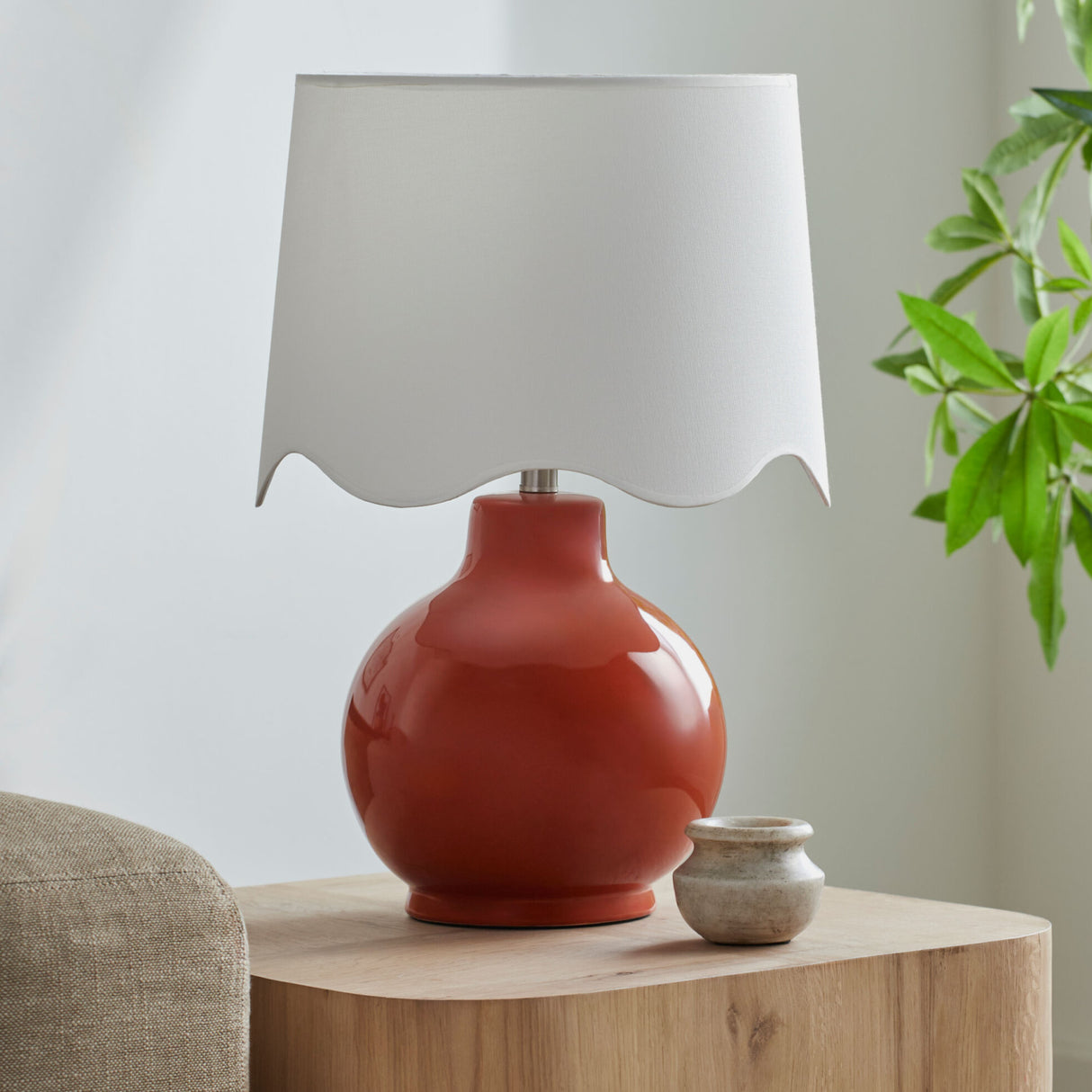 Modern European furniture - Wavy Edge Accent Table Lamp - www.oroa.com | Oroa.com