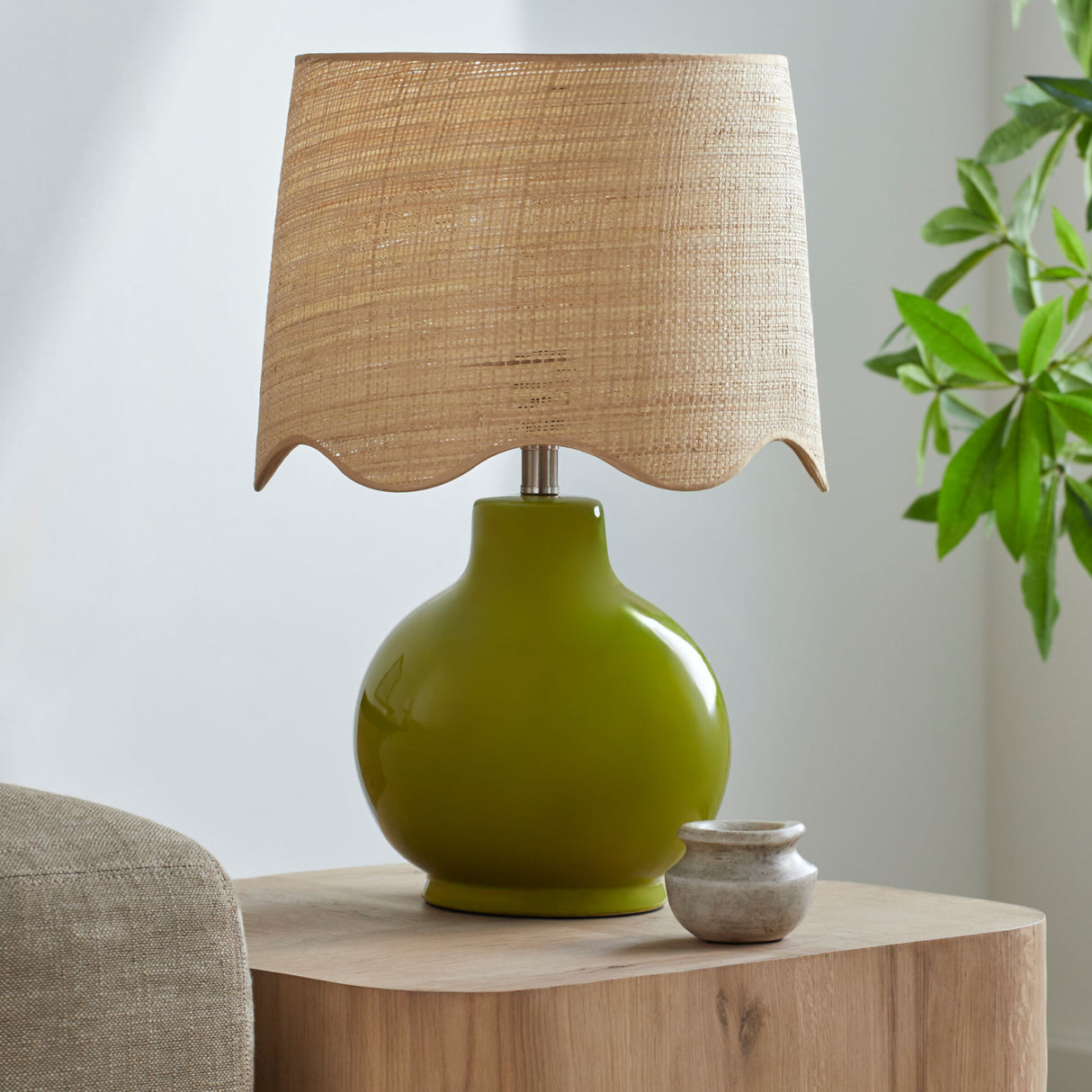 Modern European furniture - Wavy Edge Accent Table Lamp - www.oroa.com | Oroa.com