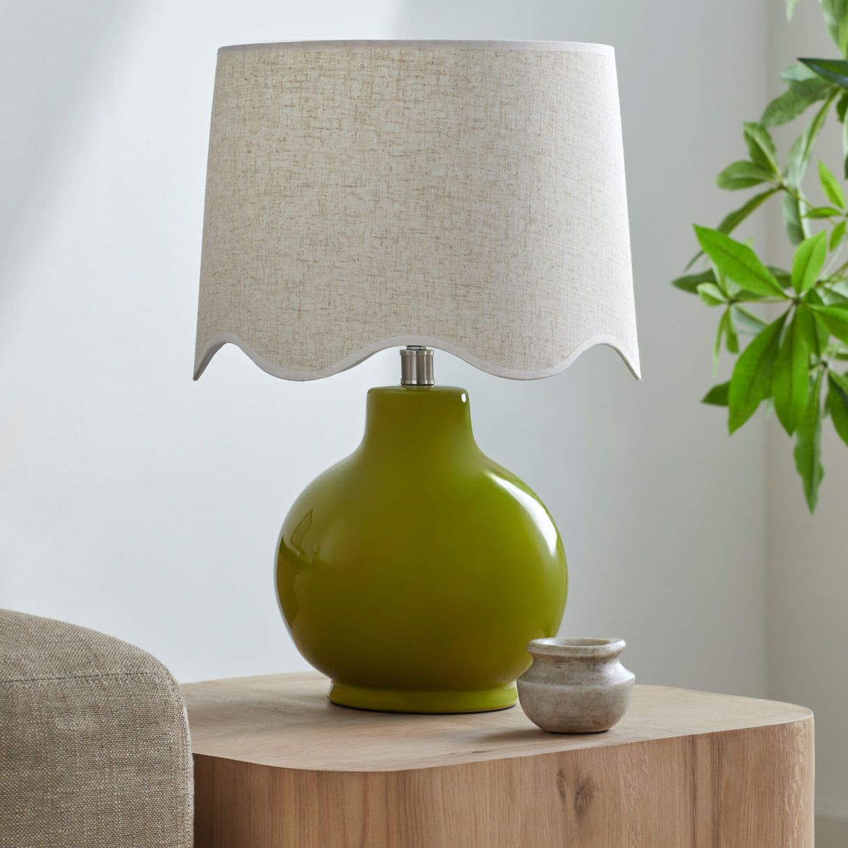 Modern European furniture - Wavy Edge Accent Table Lamp - www.oroa.com | Oroa.com