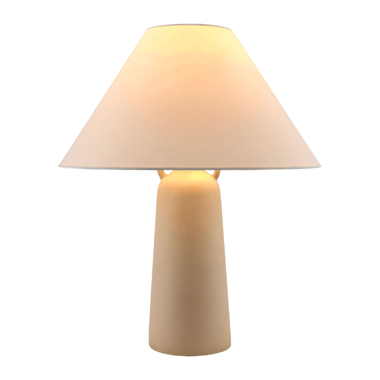Modern European furniture - Hand-Painted Gray Concrete Table Lamp - www.oroa.com | Oroa.com
