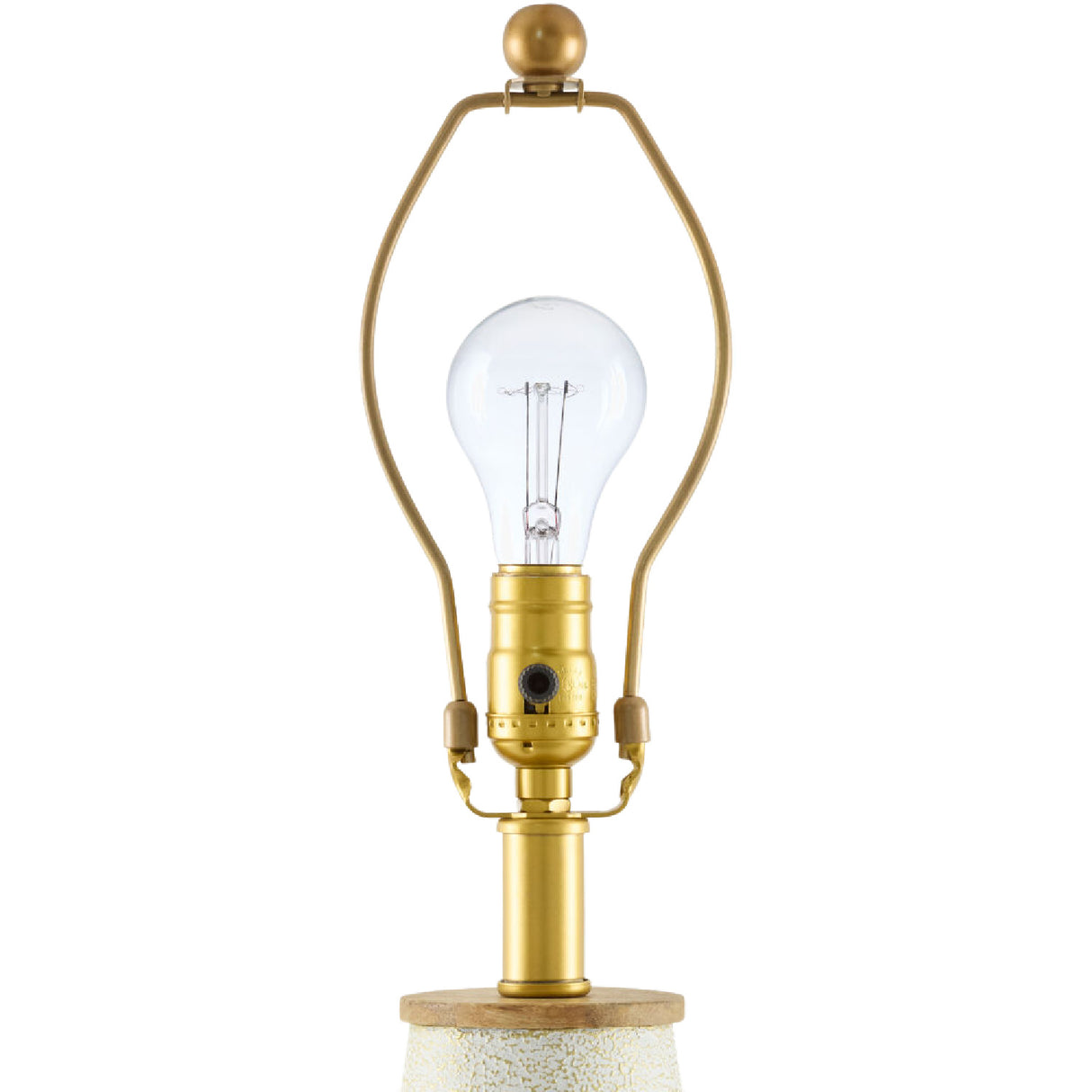 White Cotton Accent Table Lamp | Oroa.com