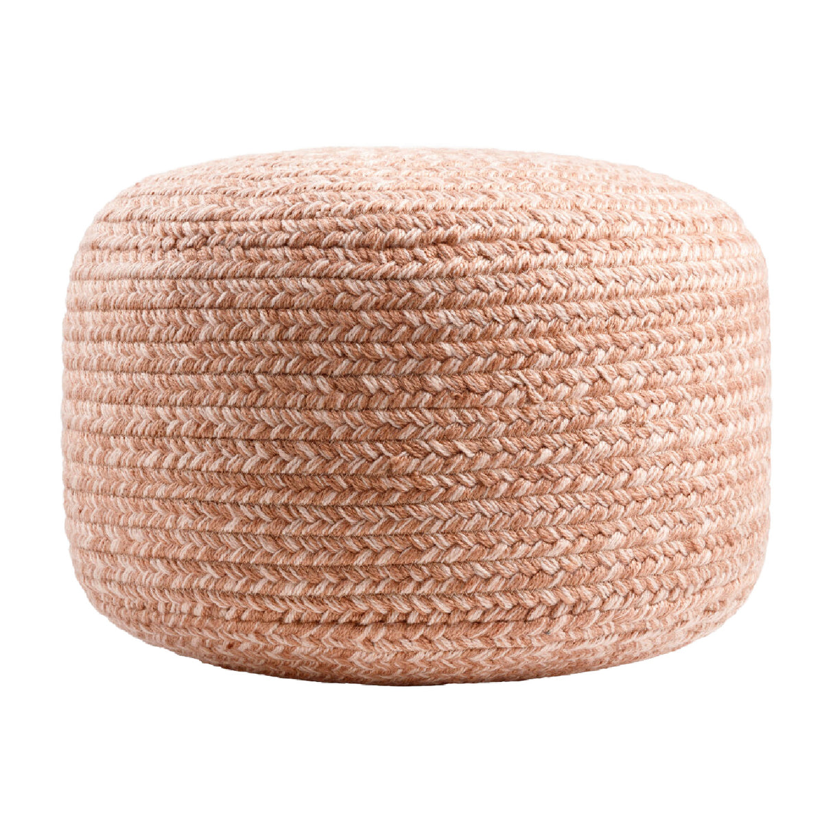 Modern furniture - Round Woven Outdoor Pouf - www.oroa.com | Oroa.com