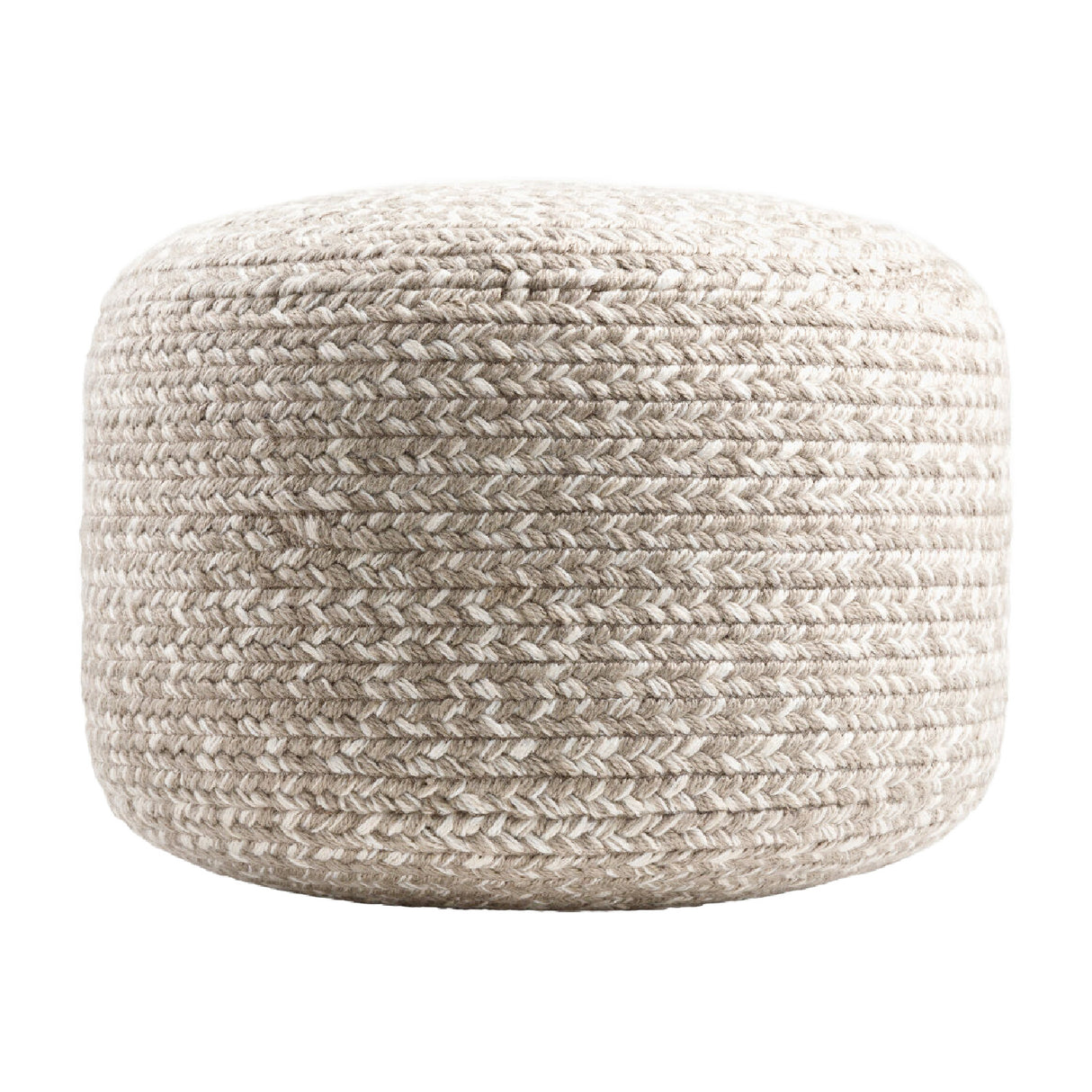 Modern furniture - Round Woven Outdoor Pouf - www.oroa.com | Oroa.com
