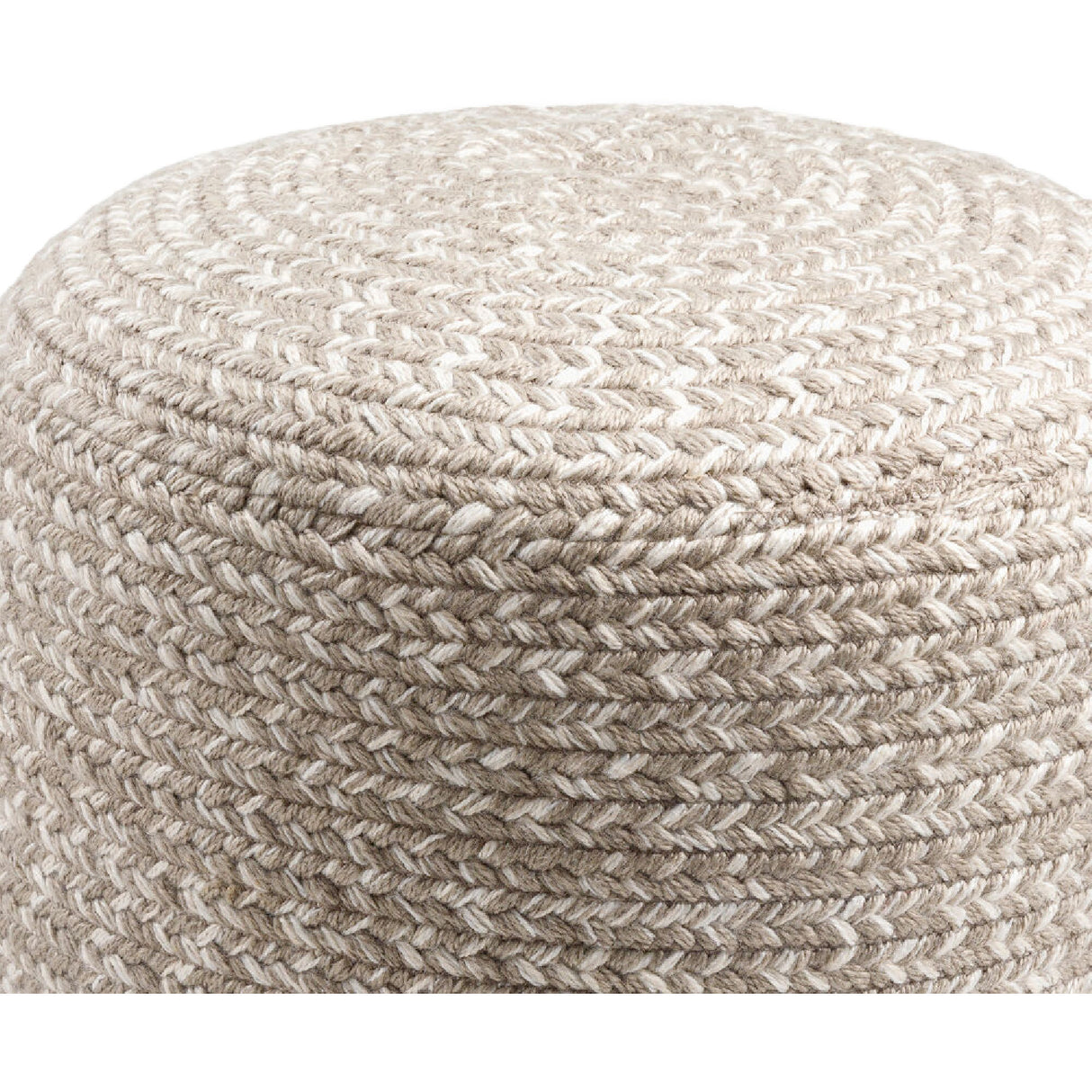 Modern furniture - Round Woven Outdoor Pouf - www.oroa.com | Oroa.com