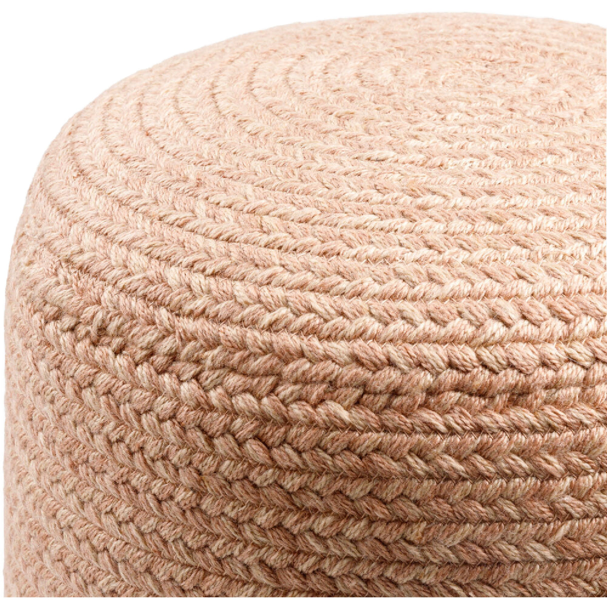 Modern furniture - Round Woven Outdoor Pouf - www.oroa.com | Oroa.com