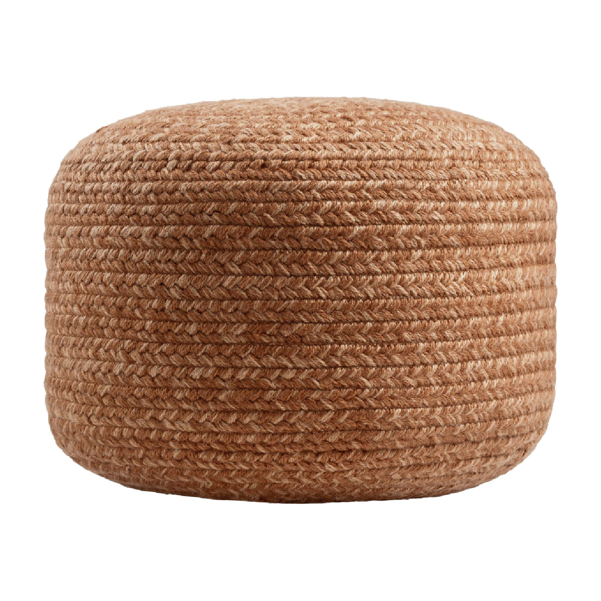 Modern furniture - Round Woven Outdoor Pouf - www.oroa.com | Oroa.com