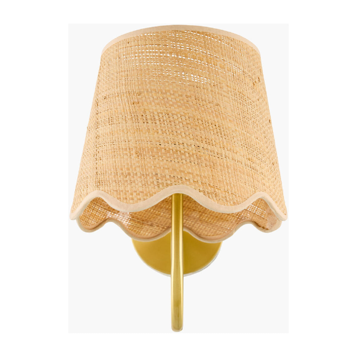 Modern European furniture - Scalloped Rattan Wall Lamp - www.oroa.com | Oroa.com