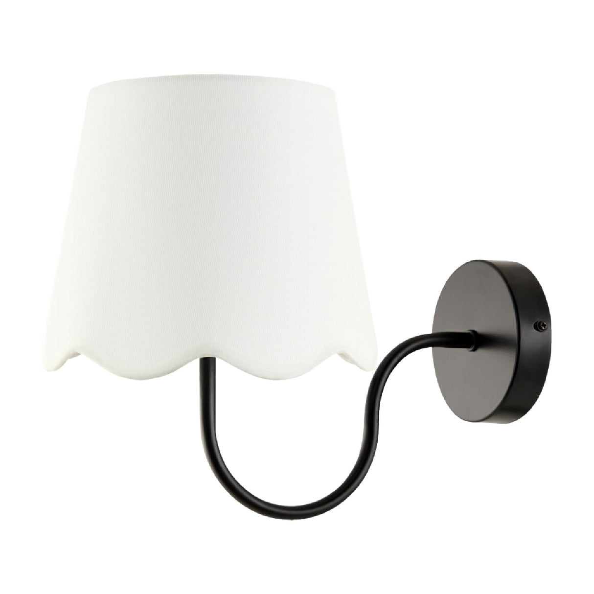 Modern European furniture - Scalloped Linen Wall Lamp - www.oroa.com | Oroa.com