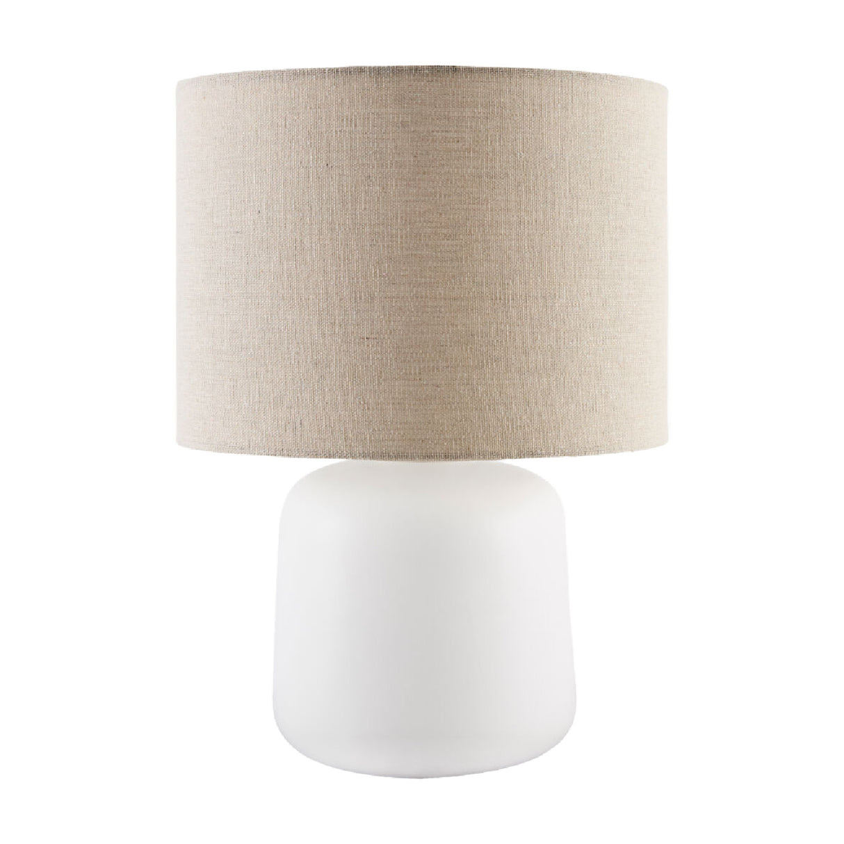Beige Linen Ceramic Table Lamp S | Oroa.com