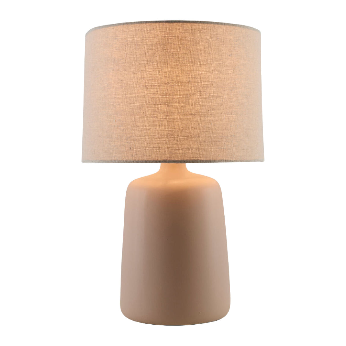 Beige Linen Ceramic Table Lamp L | Oroa.com