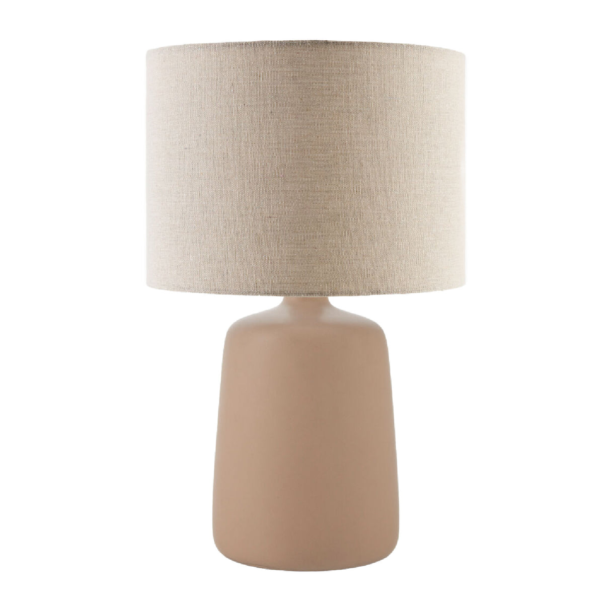 Beige Linen Ceramic Table Lamp L | Oroa.com