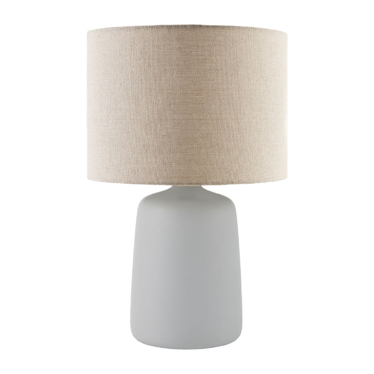 Beige Linen Ceramic Table Lamp L | Oroa.com