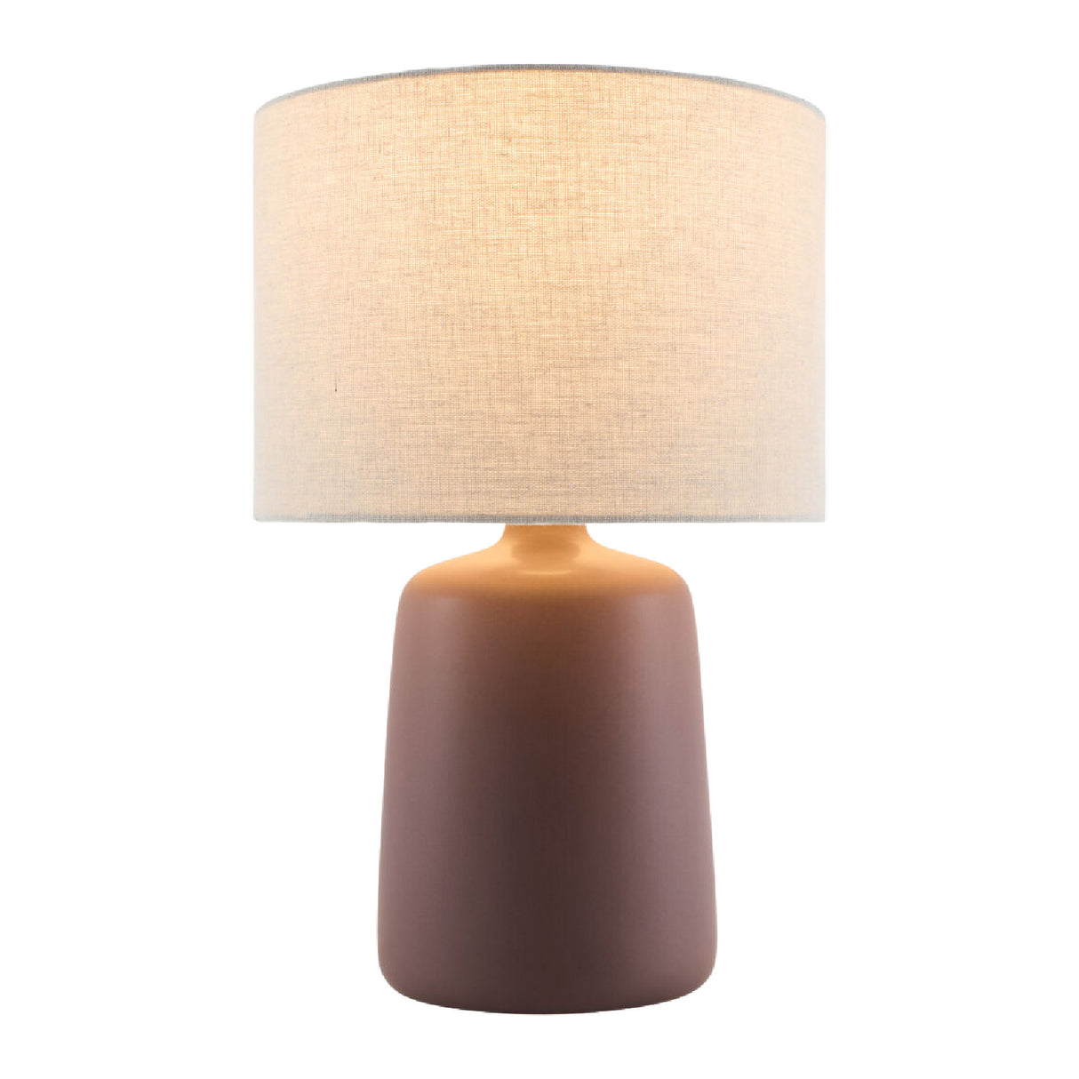 Beige Linen Ceramic Table Lamp L | Oroa.com