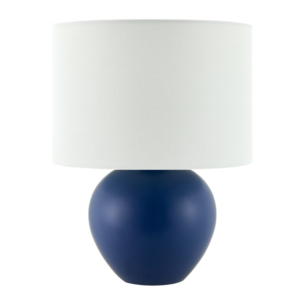 White Linen Ceramic Table Lamp | Oroa.com