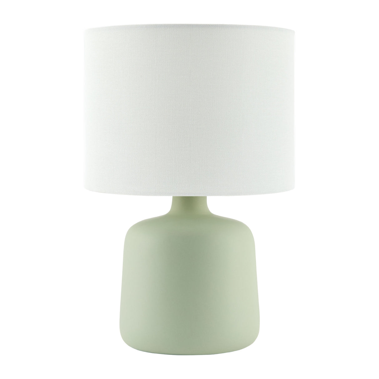 White Jute Ceramic Table Lamp | Oroa.com