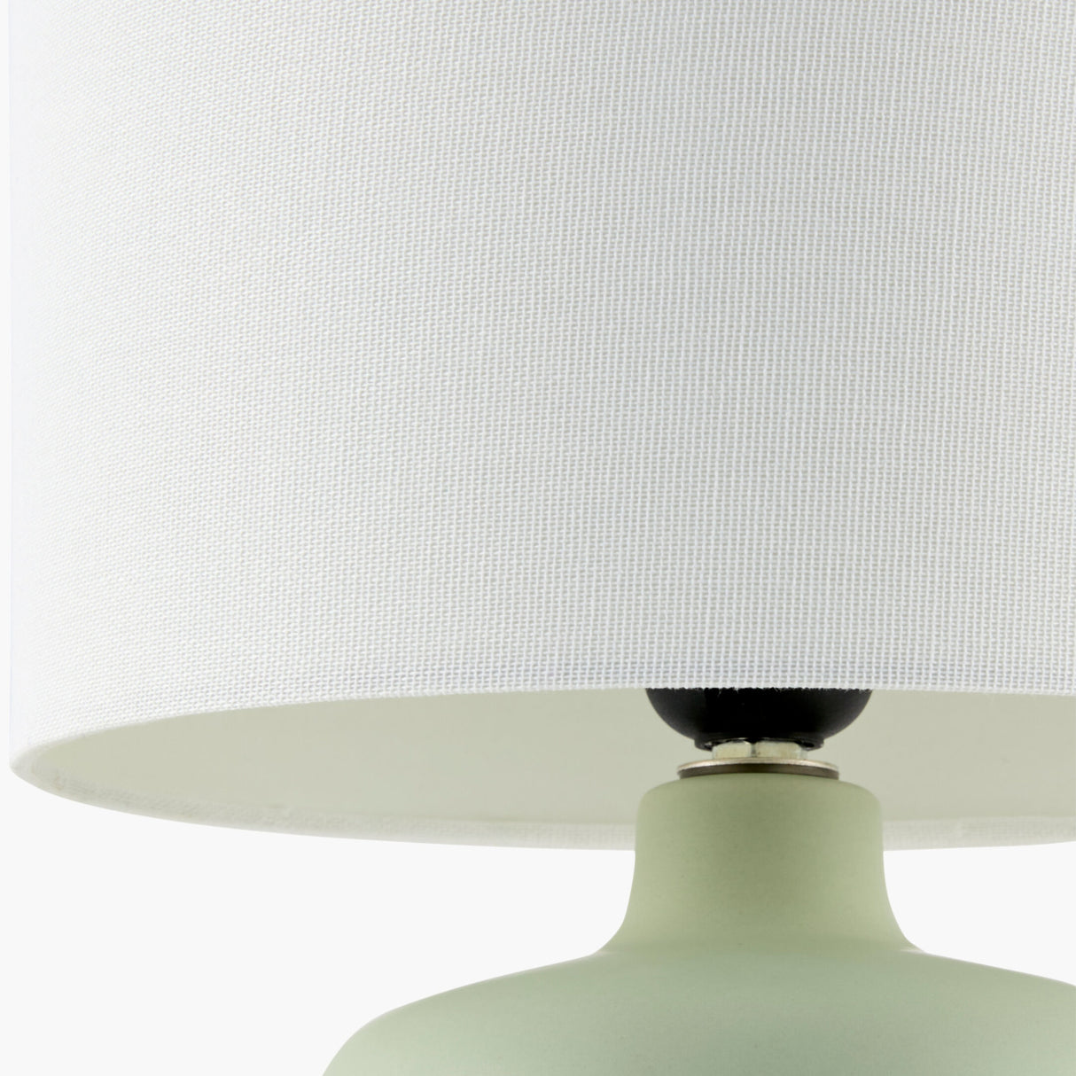 White Jute Ceramic Table Lamp | Oroa.com