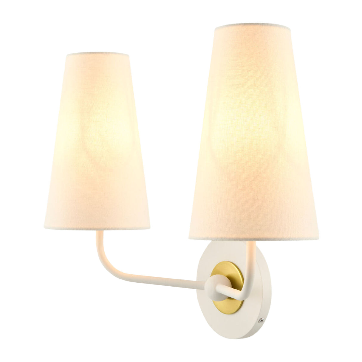 Elongated Dual-Shade Wall Lamp | Oroa.com