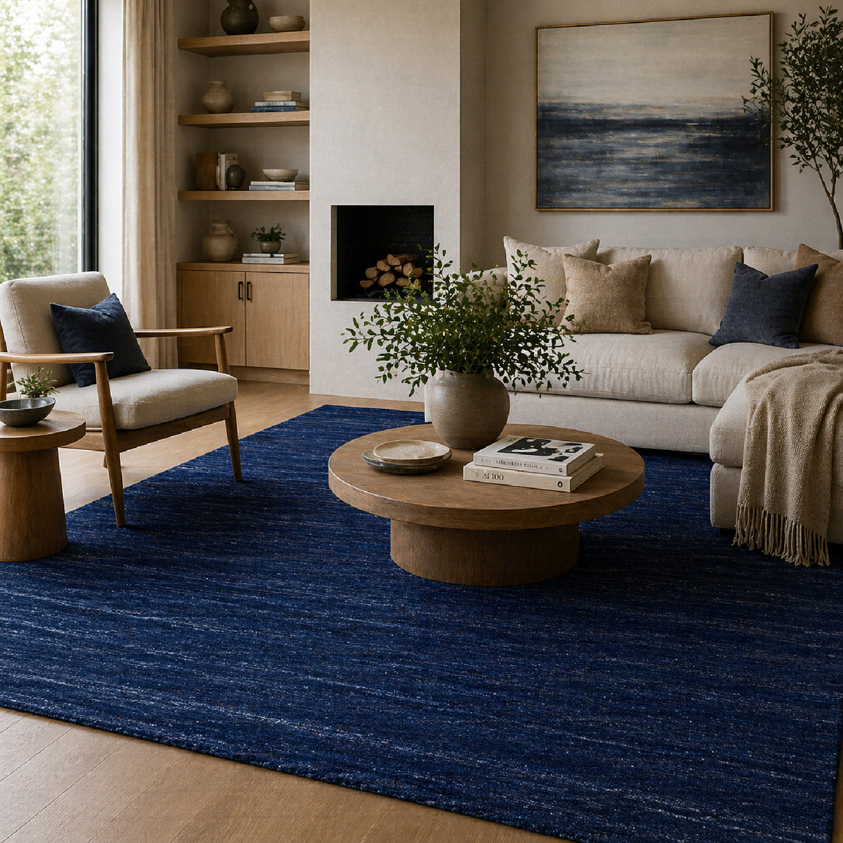 Modern European furniture - Hand-Knotted Wool Fringed Carpet - www.oroa.com | Oroa.com