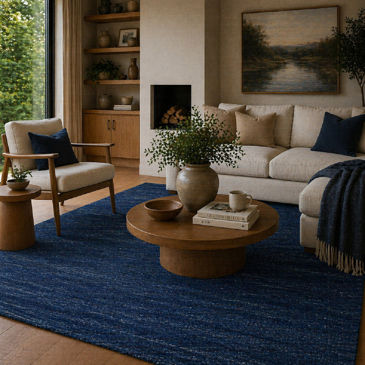 Modern European furniture - Hand-Knotted Wool Fringed Carpet - www.oroa.com | Oroa.com