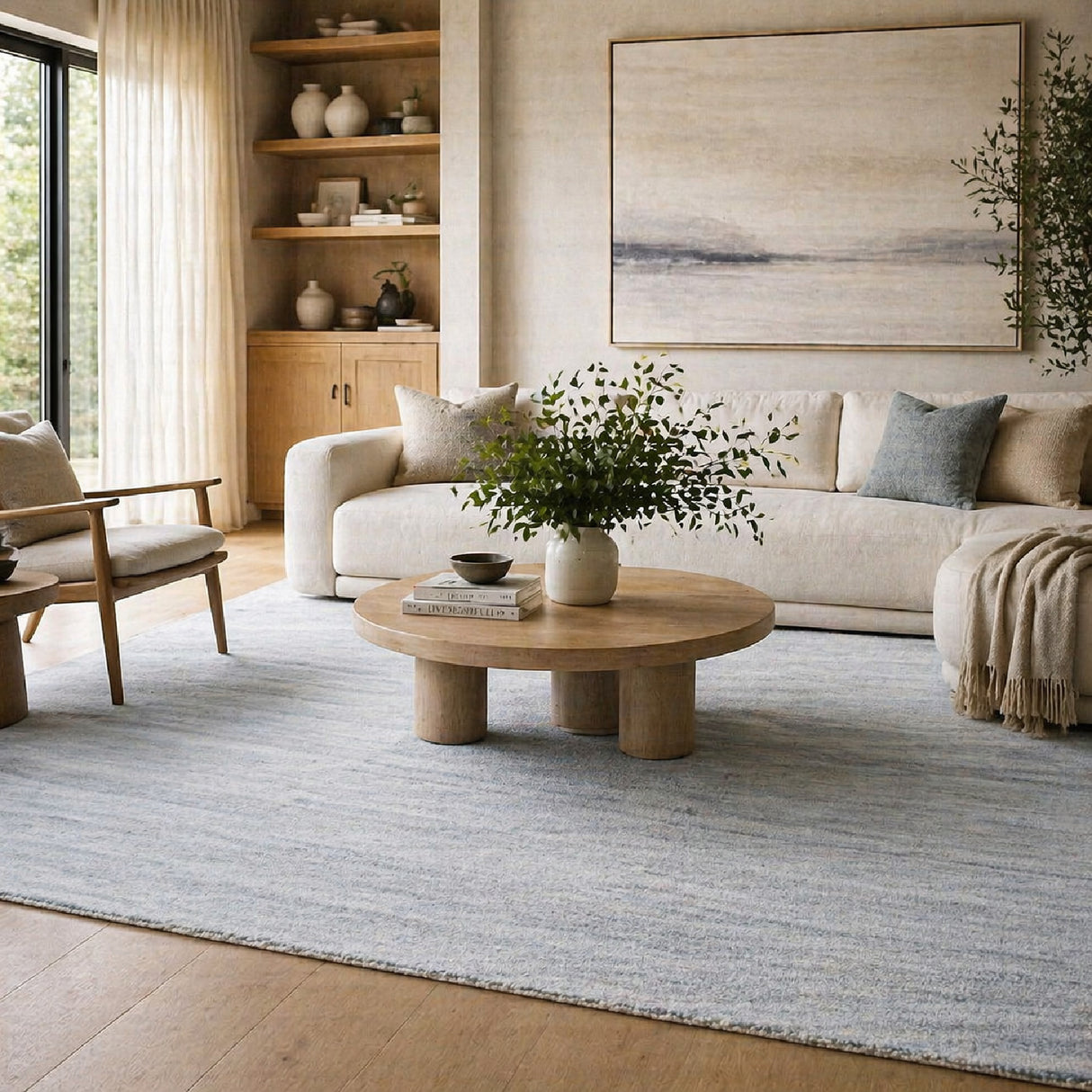 Modern European furniture - Hand-Knotted Wool Fringed Carpet - www.oroa.com | Oroa.com